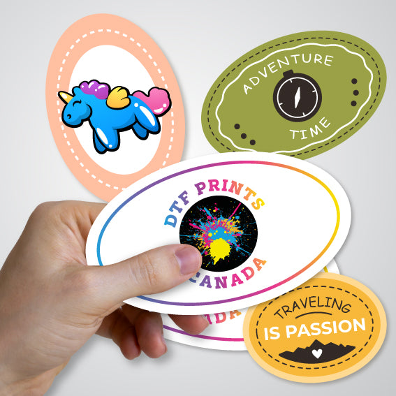 Oval Stickers