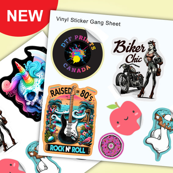 Vinyl Sticker Gang Sheet