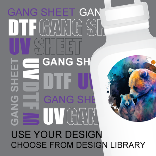 UV DTF TRANSFERS (STICKERS) - BUILD YOUR GANG SHEETS