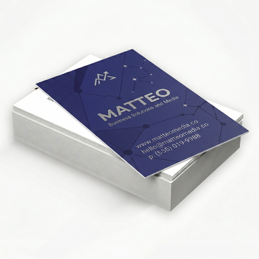 Business cards 16pt + Matte Finish